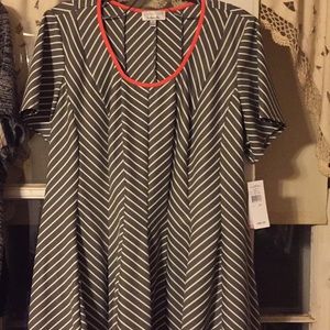 Gray coral dress size 2X
